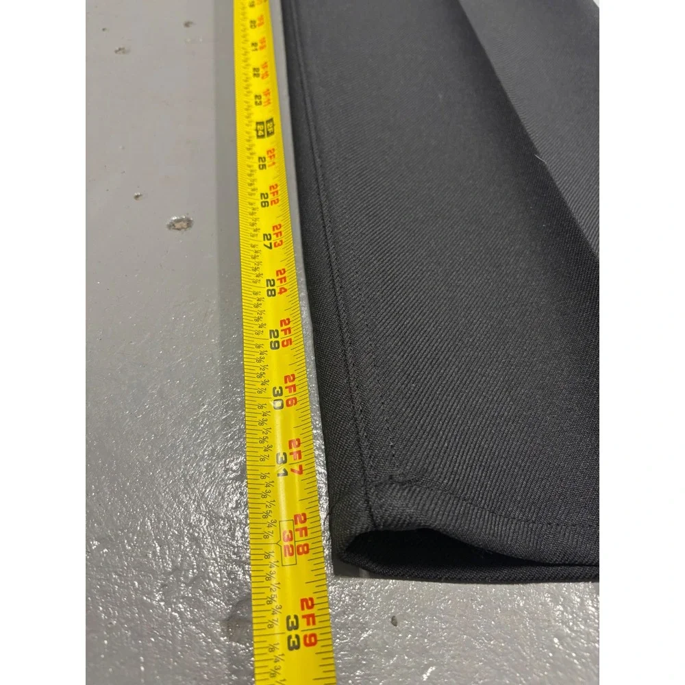 Levis Sta-Prest Action Slacks Mens 40x32 Black Twill Vintage‎ Trousers